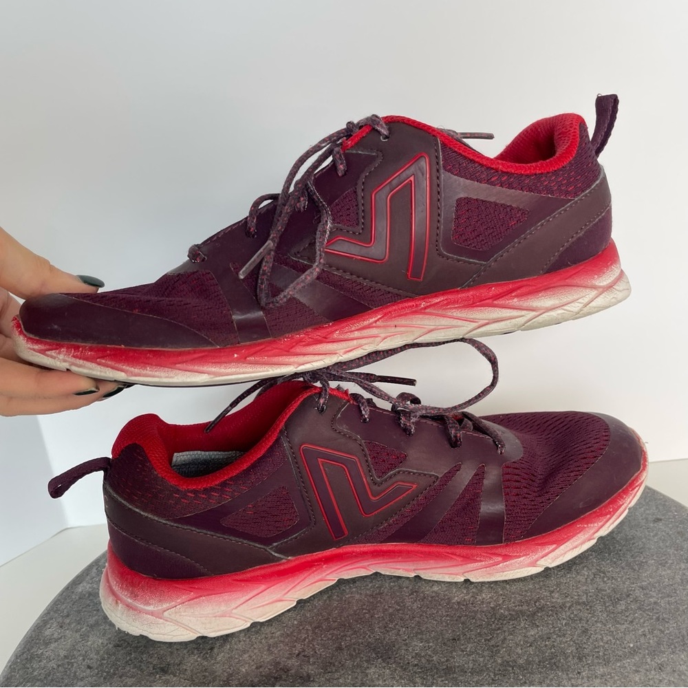 Vionic Women's Burgundy and Red Athletic Sneakers - Picture 6 of 9